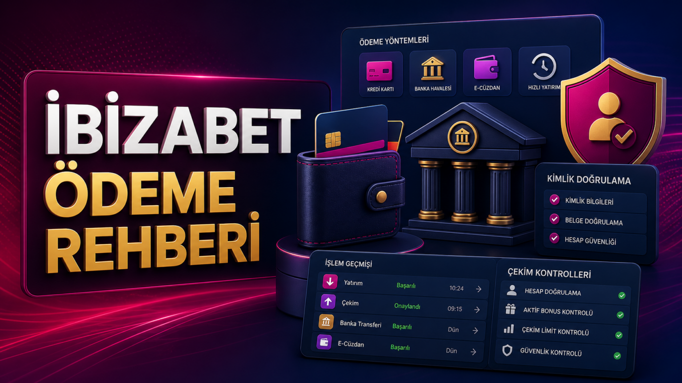 İbizabet ödeme yöntemleri, para çekme ve kimlik doğrulama görseli