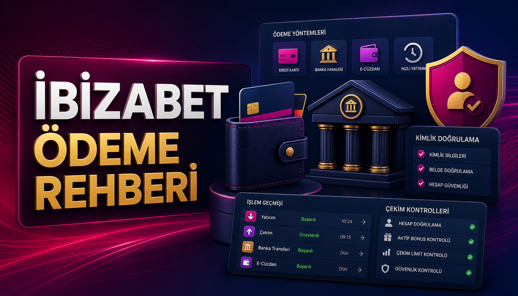 İbizabet ödeme yöntemleri, para yatırma ve para çekme kontrol rehberi